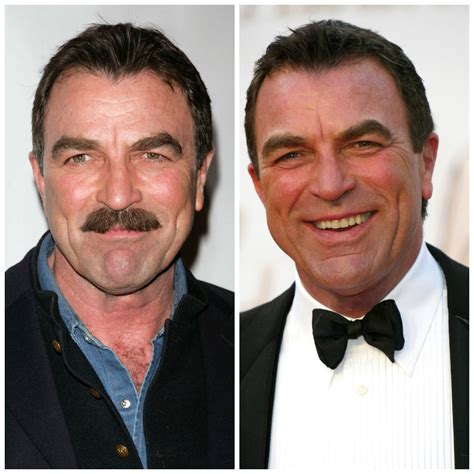 tom selleck with no mustache.